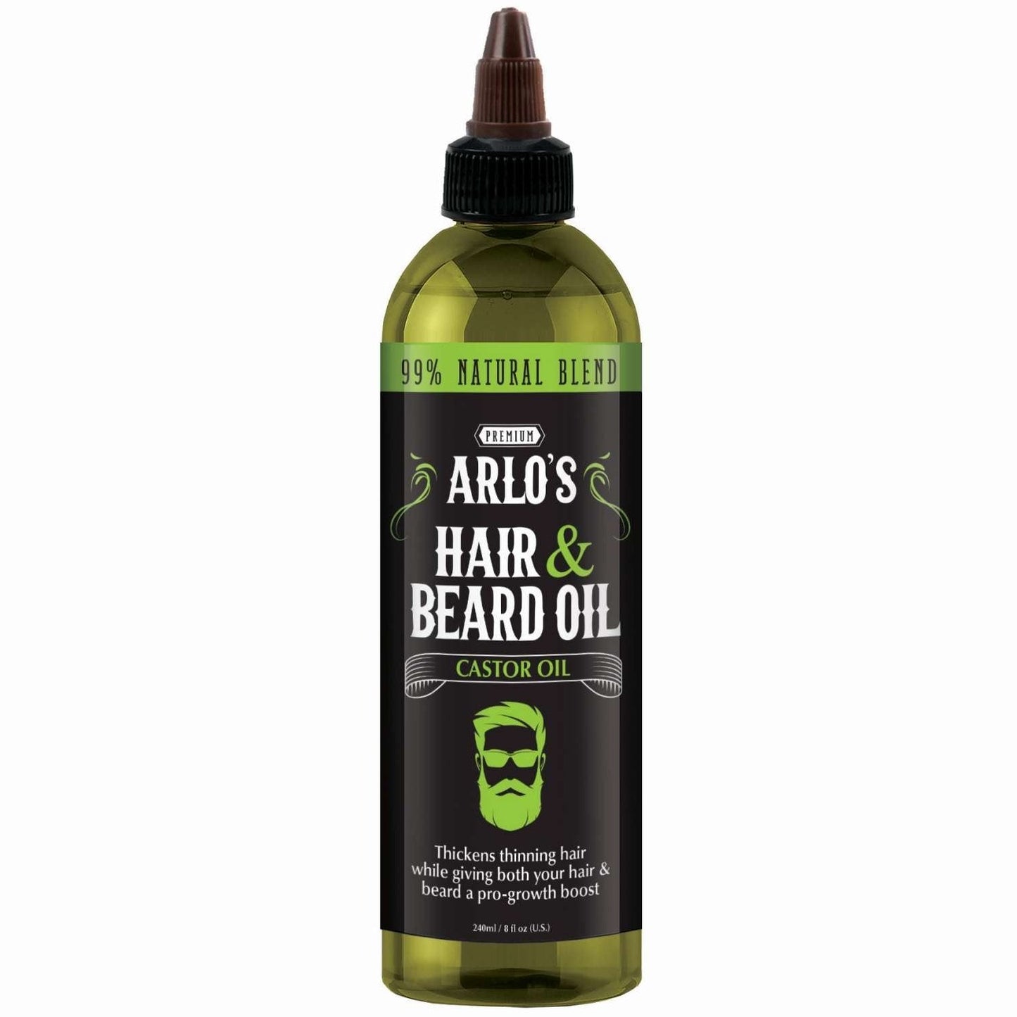 Hair and Beard Oil Castor 240 ml