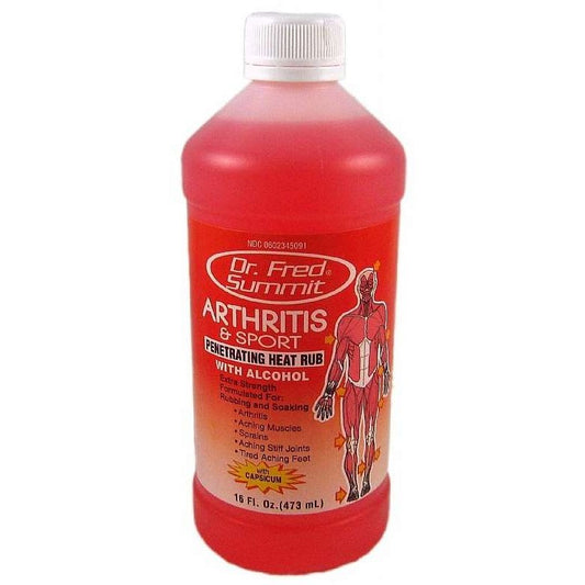 Epsom Salt with Alcohol Red for Arthritis Pain Relief