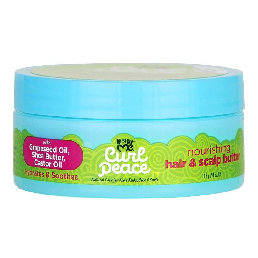 Nourishing Hair and Scalp Butter with Grapeseed, Shea, and Castor Oil for Sensitive Scalp