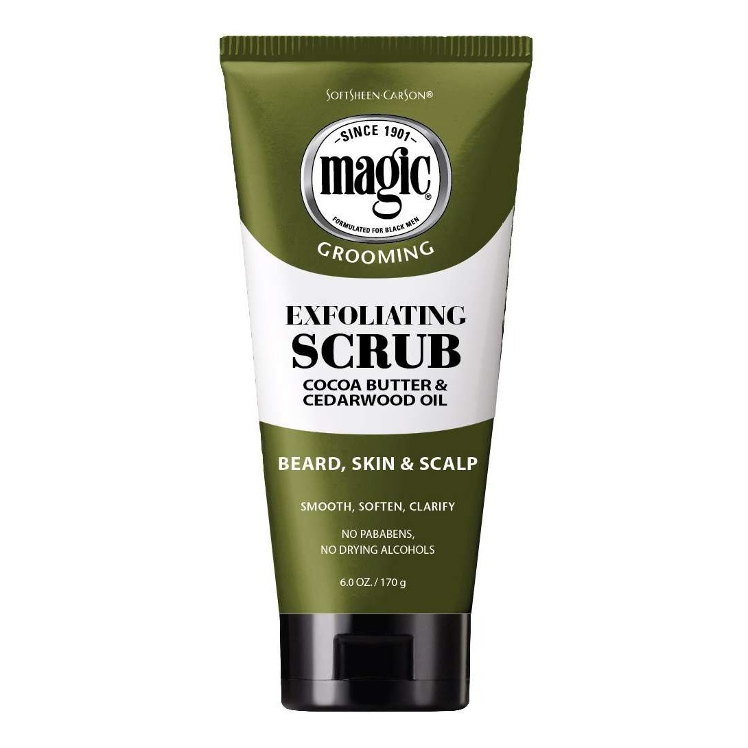 Exfoliating Beard Scrub with Cocoa Butter and Cedarwood Oil