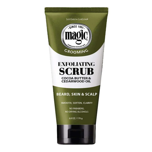 Exfoliating Beard Scrub with Cocoa Butter and Cedarwood Oil
