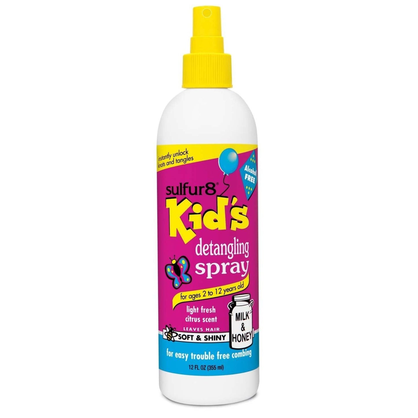Kids Detangling Spray with Milk Protein and Honey Sulfur-8