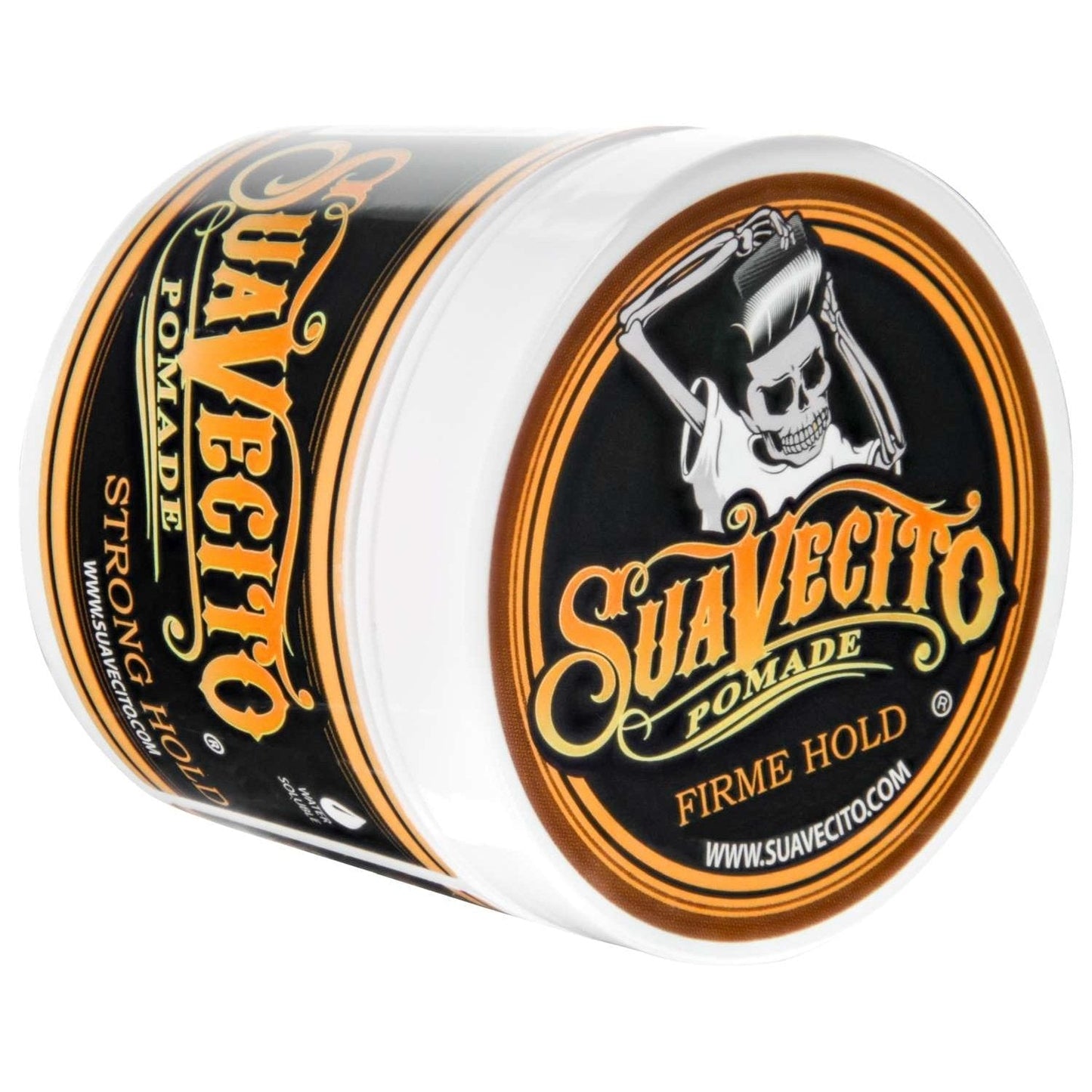 Strong Hold Pomade for All Hair Types, Medium Shine, Water-Soluble
