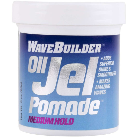 Oil Jel Pomade with Special Oils and Gelling Emollients for Moisturizing and Waving