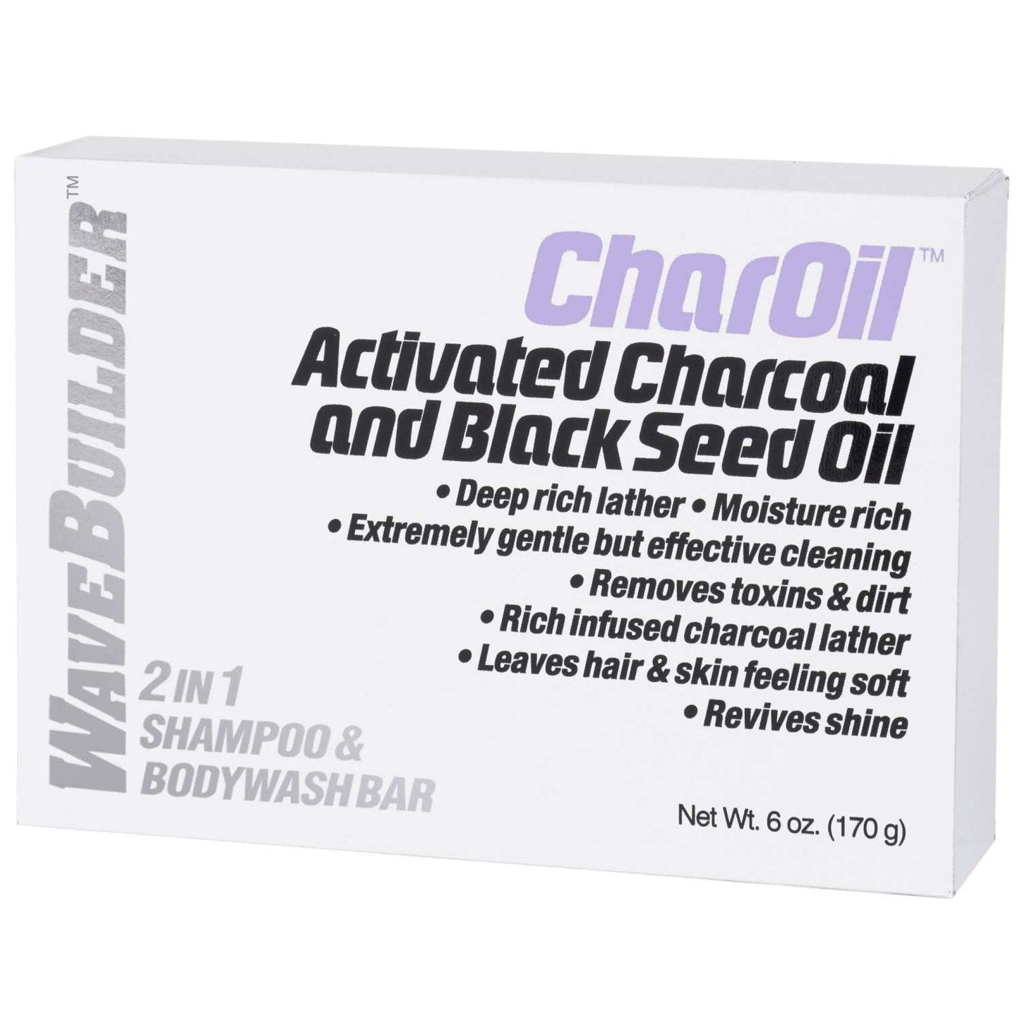 2 in 1 Charcoal and Black Seed Oil Shampoo Soap Bar