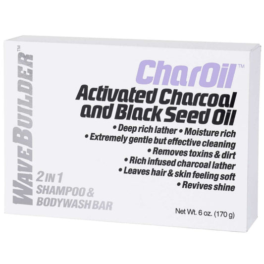 2 in 1 Charcoal and Black Seed Oil Shampoo Soap Bar