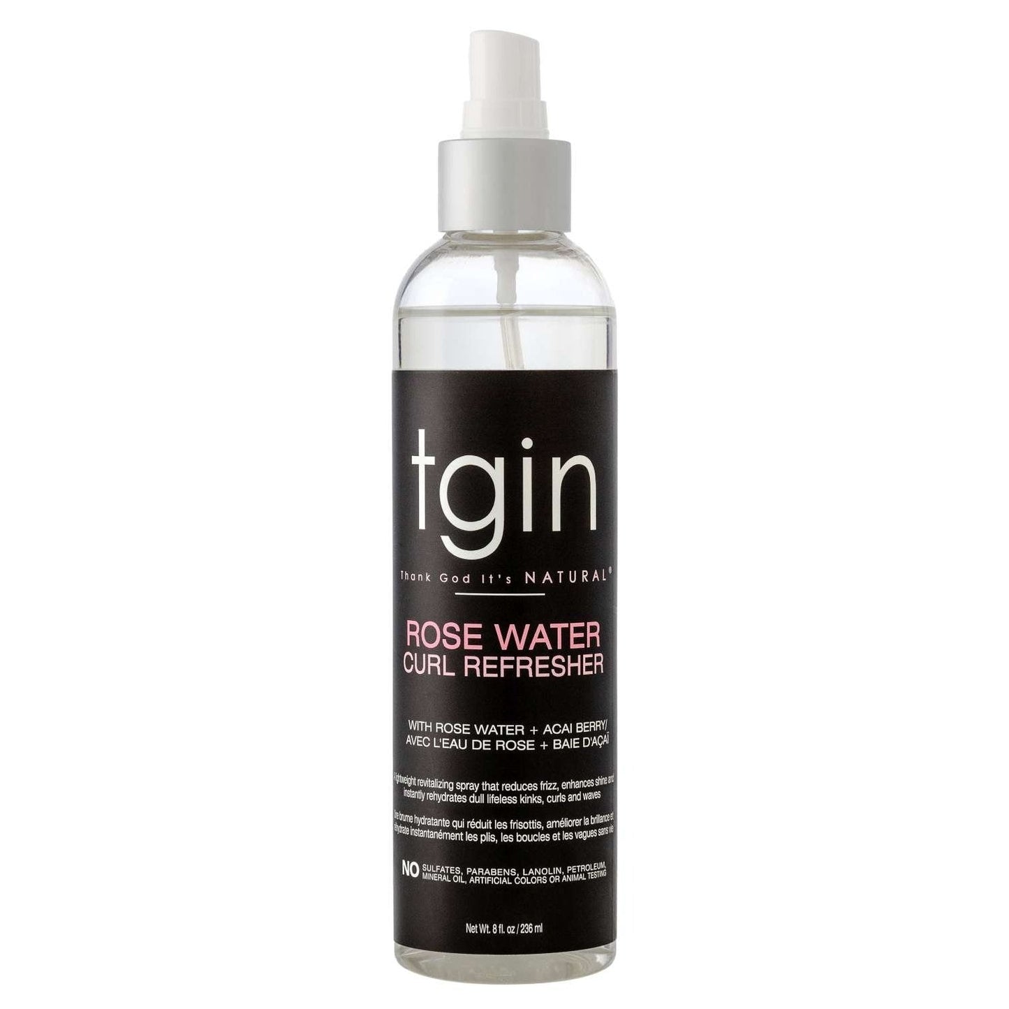 TGIN Curl Refresher with Rose Water for All Hair Types