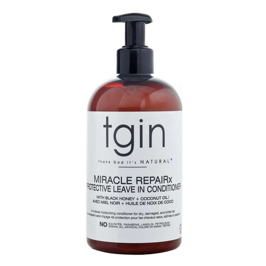 Protective Leave-In Conditioner with Black Castor Oil and Biotin for Dry, Damaged, Curly Hair