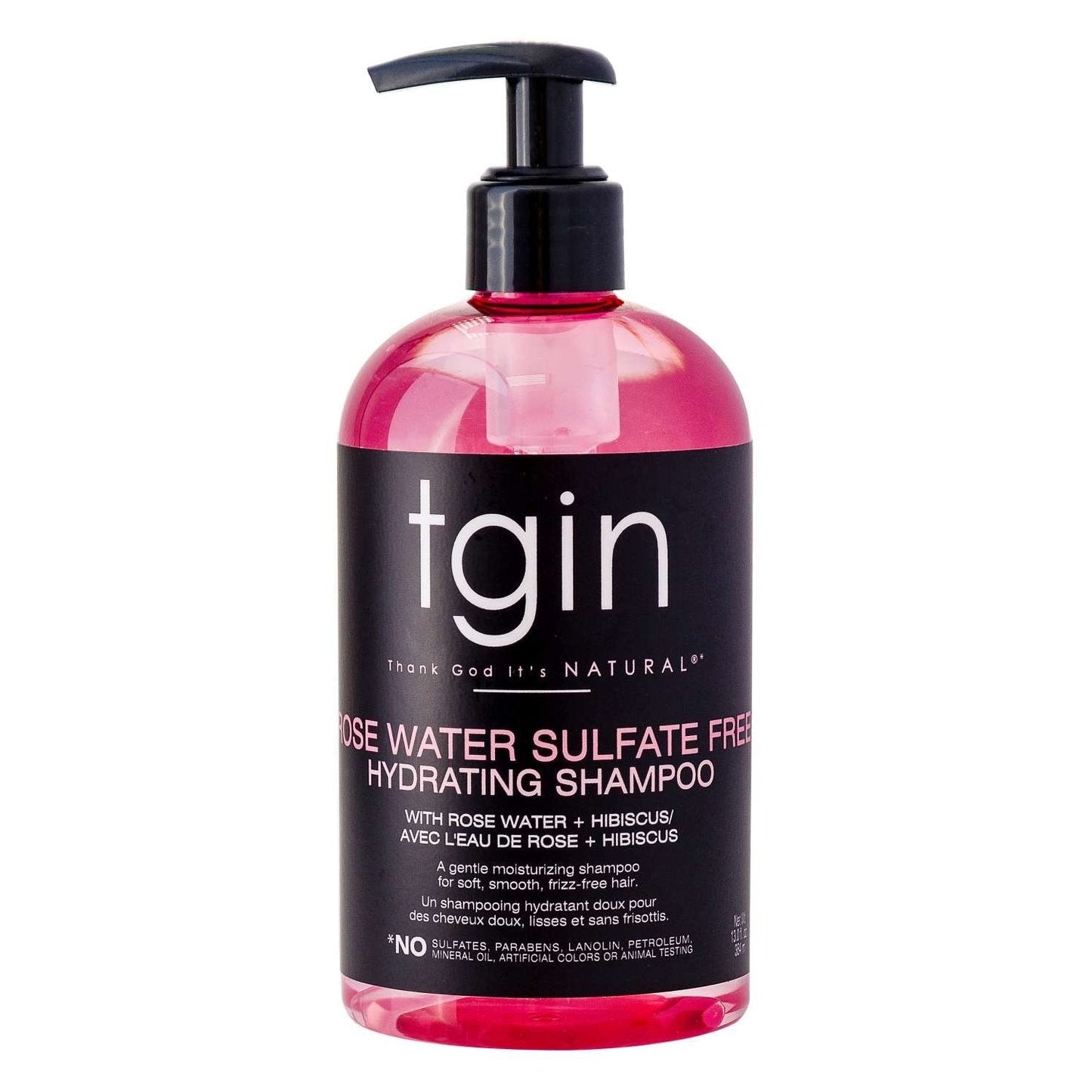 TGIN Sulfate Free Hydrating Shampoo with Rose Water