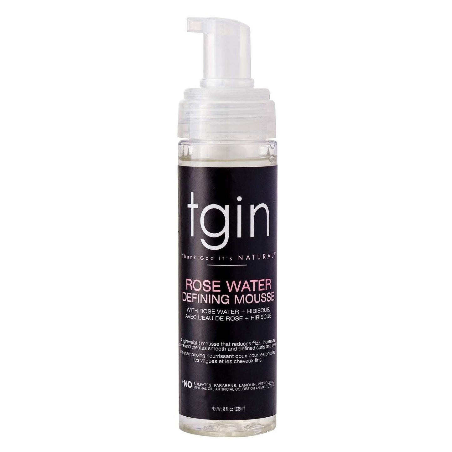 TGIN Curl Defining Mousse with Rose Water and Acai Berries