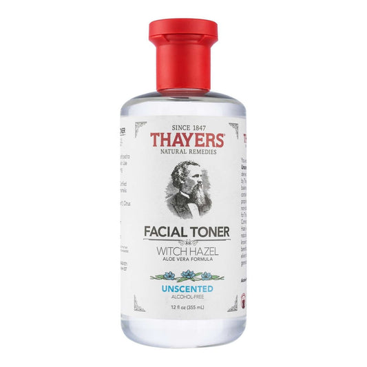 Facial Toner Witch Hazel Aloe Vera Alcohol-Free Unscented