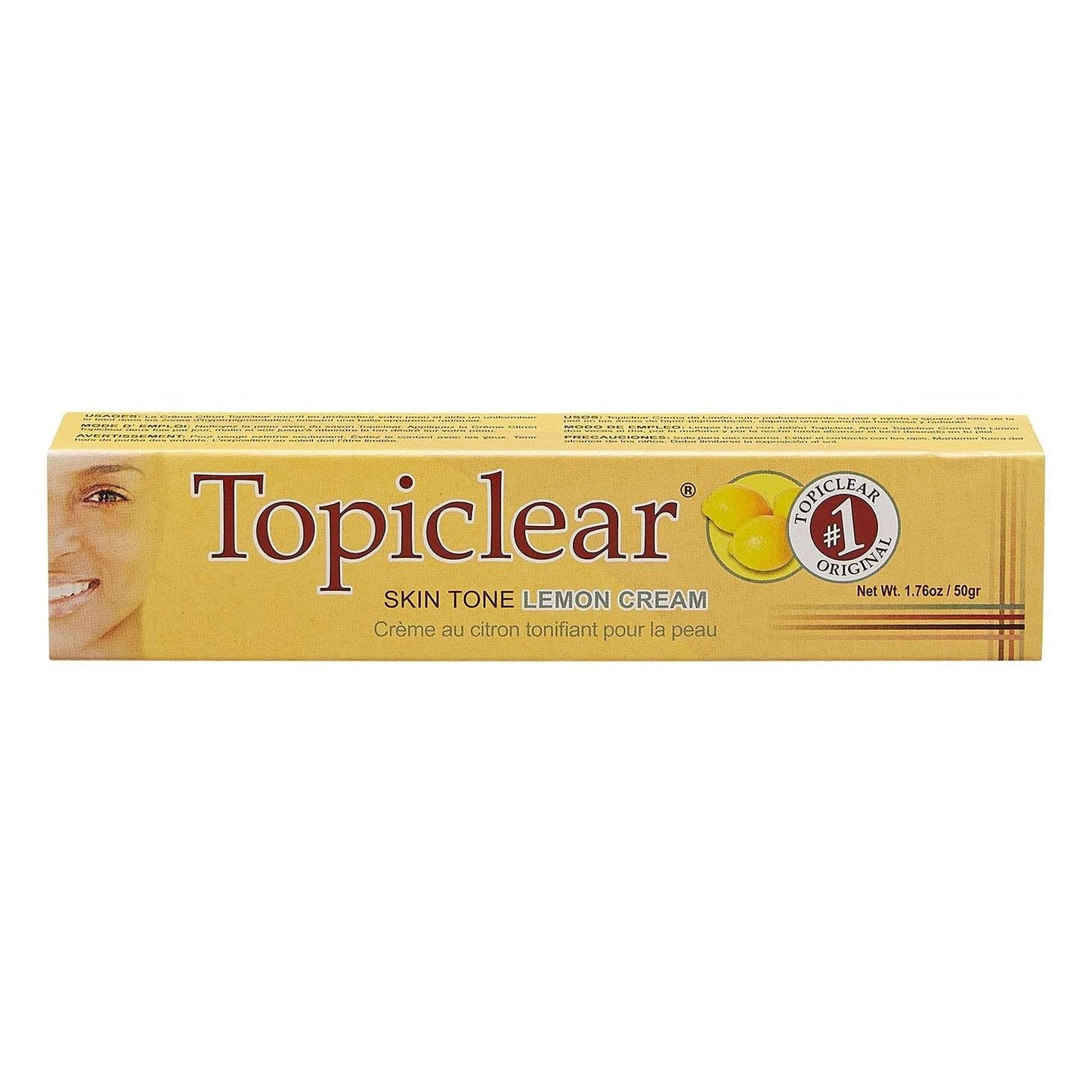 Skin Care Tone Cream with Lemon Oil and Allantoin