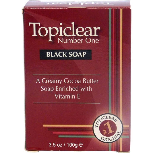 Black Soap with Cocoa Butter and Vitamin E Moisturizing Formula