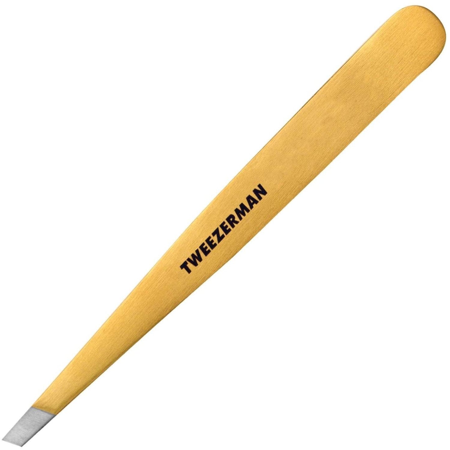 Precision Tweezers for Facial Hair and Eyebrows with Gold Plating