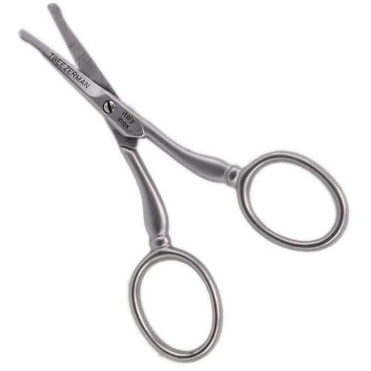 Facial Hair Scissors Curved Rounded Tip Stainless Steel