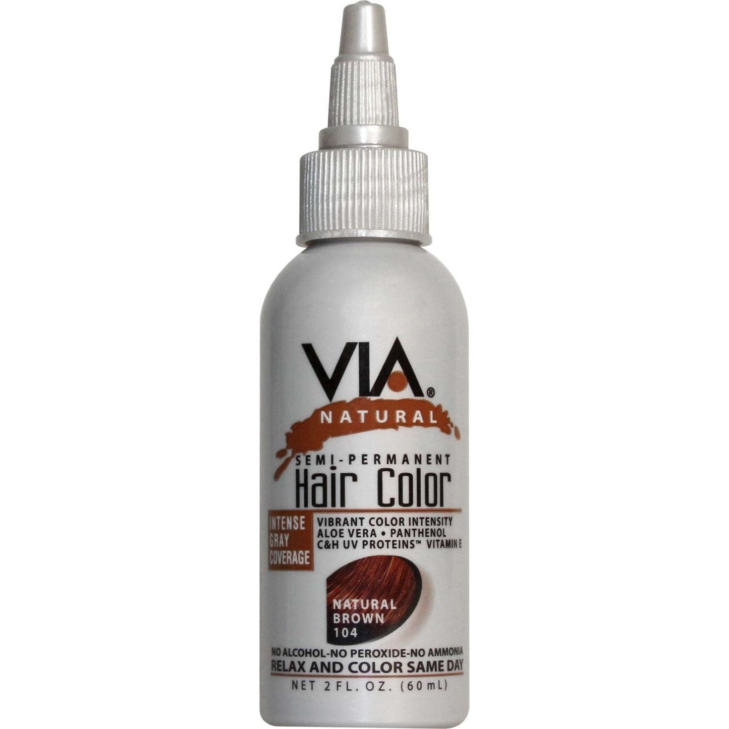 Natural Brown Hair Color with Botanical Oils Nourishing Formula