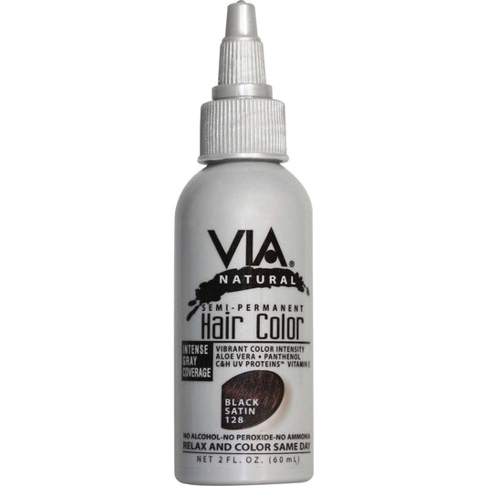 Hair Color with Natural Oils Black Satin 128