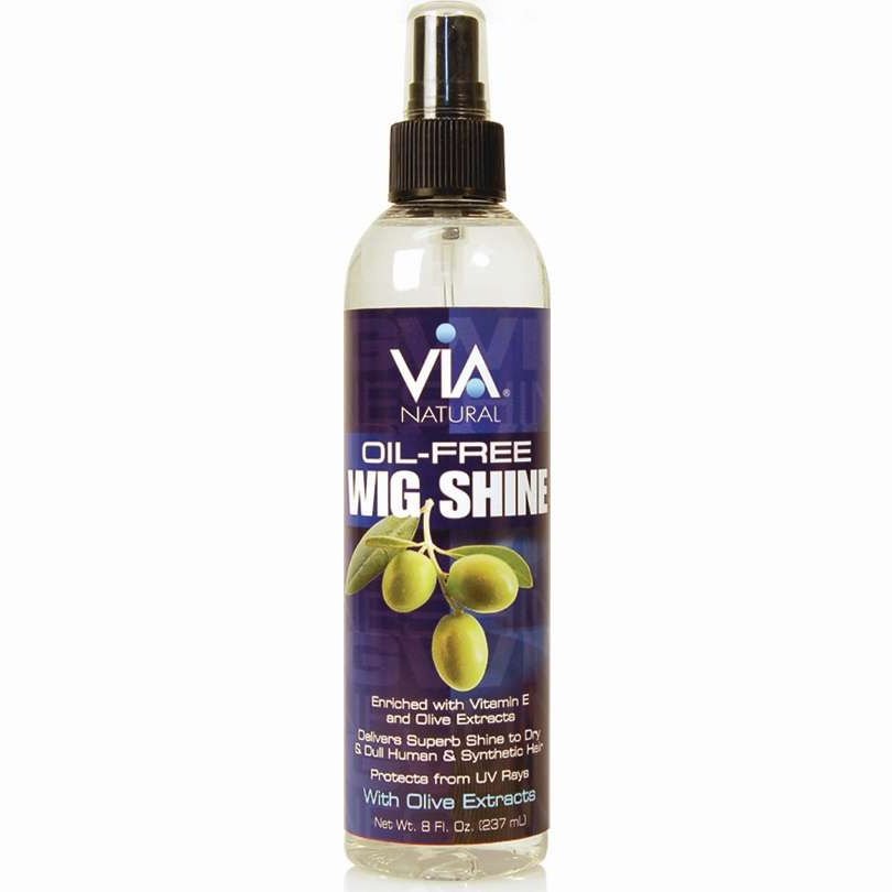 Oil Free Wig Shine Spray with Vitamin E and Olive Extracts
