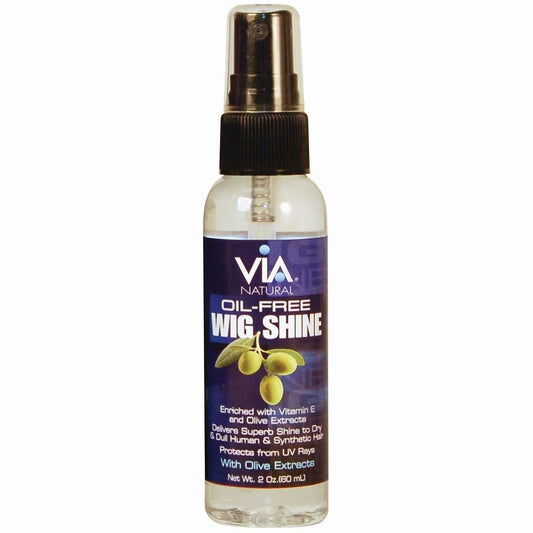 Oil Free Wig Shine with Vitamin E and Olive Extract 2 OZ Spray