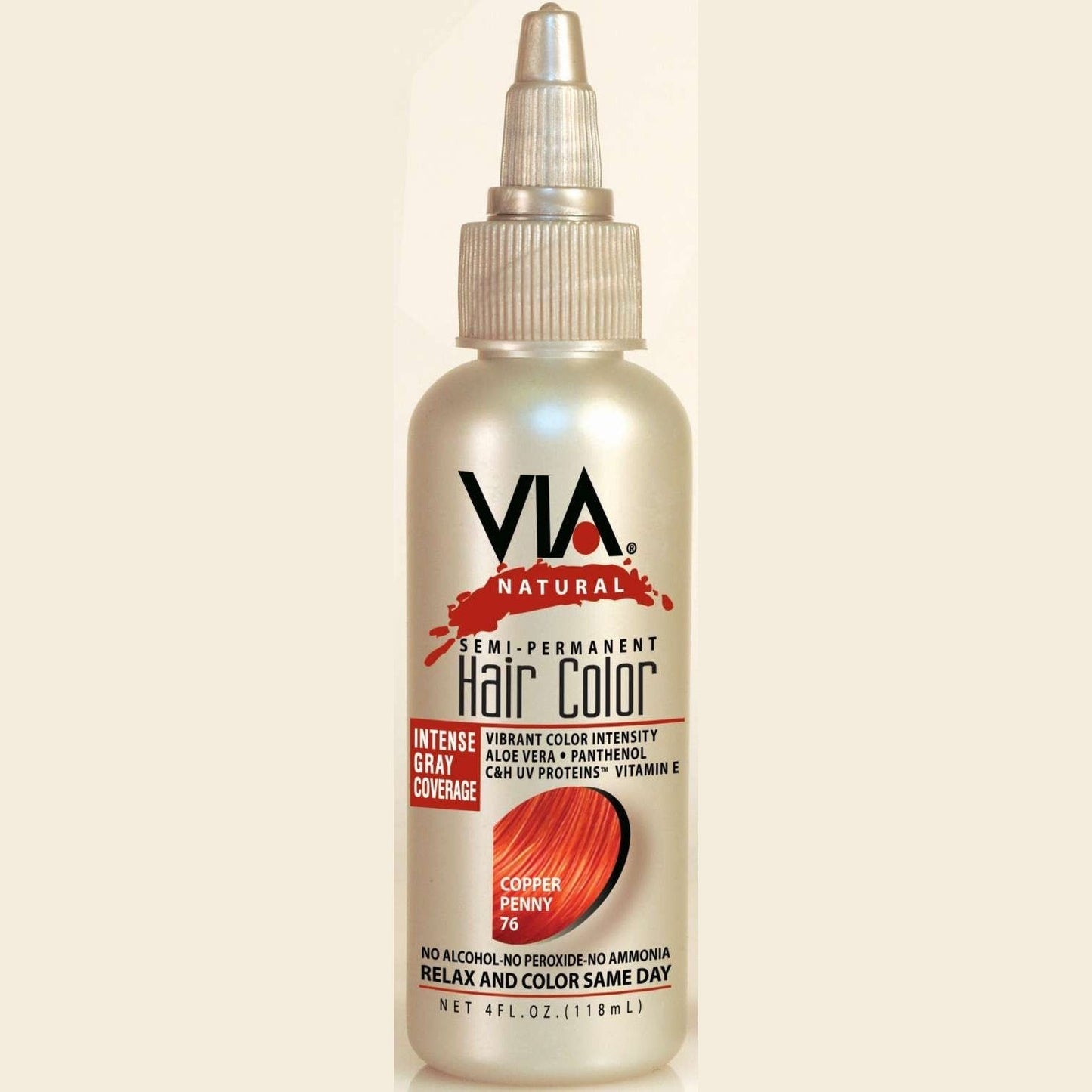Hair Color Copper Penny with Natural Oils and Heat Protection