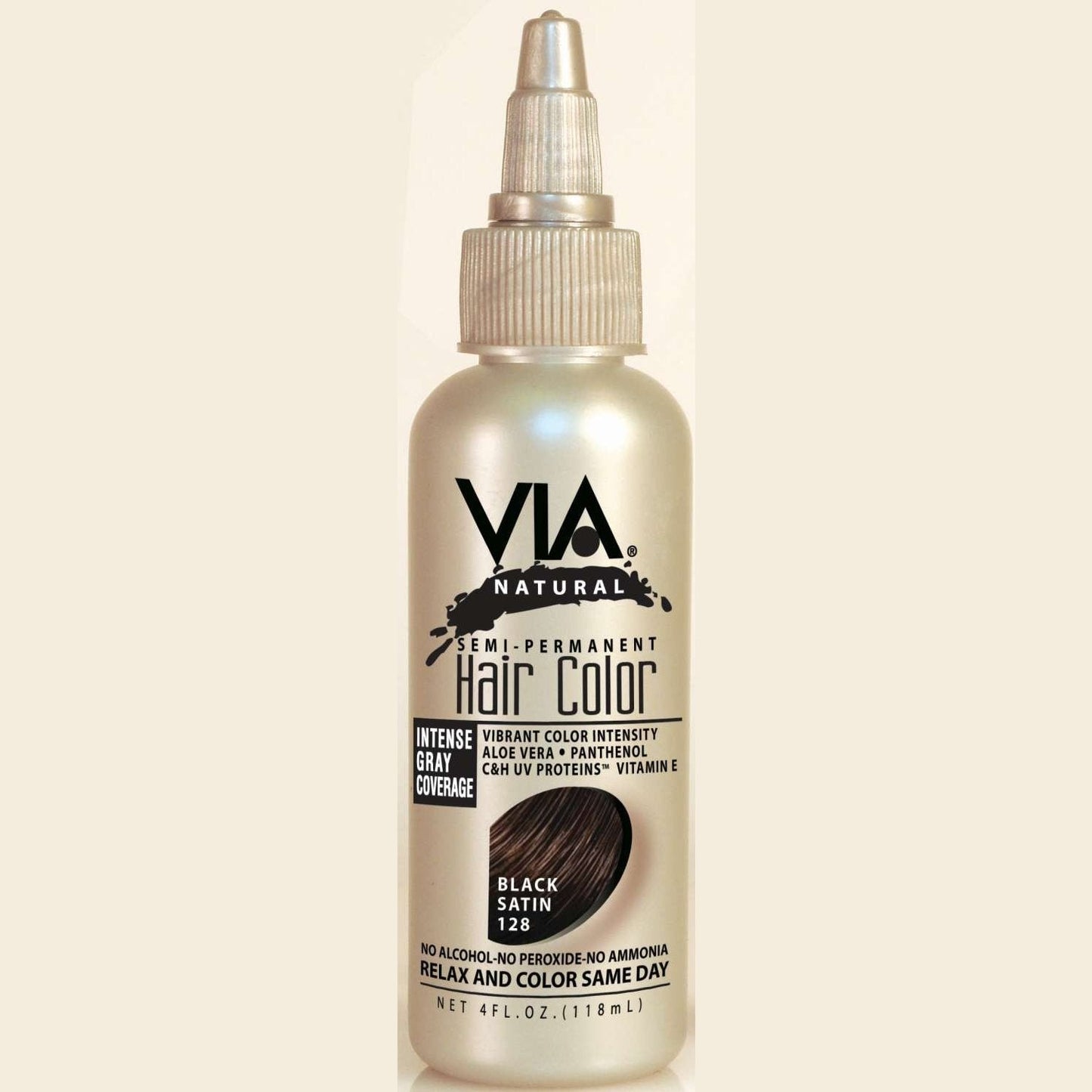 Hair Color with Natural Oils Black Satin 128