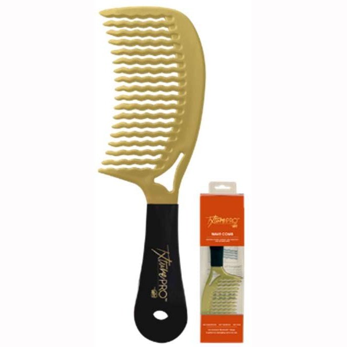 Wave Comb Detangling and Straightening Curly Hair