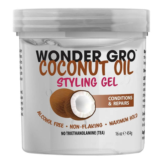 Hair Styling Gel with Coconut Oil 16 oz