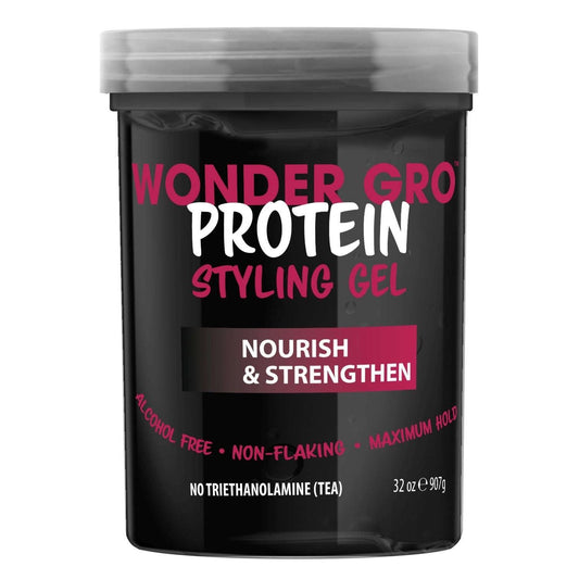 Protein Hair Styling Gel with Organic Extracts and Proteins